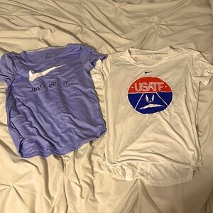 Two Nike Tees Lightweight